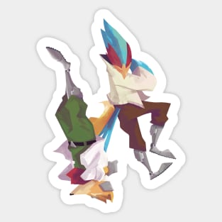 Falco and Fox Sticker